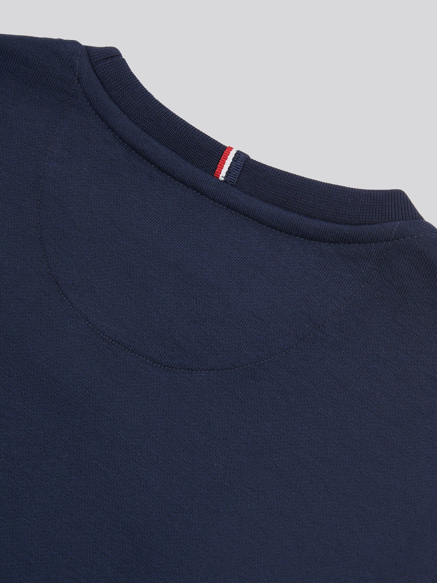 Boys Double Horsemen Crew in Dark Sapphire Navy / Haute Red DHM