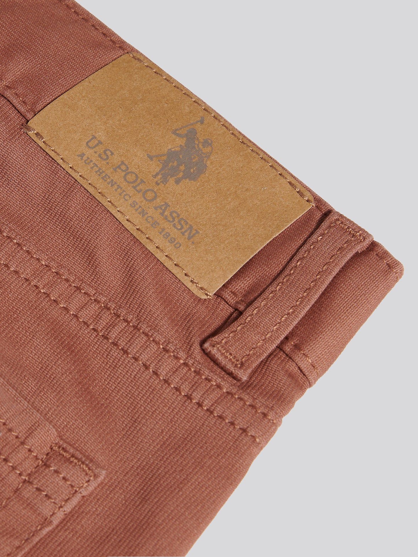 Boys Bedford Cord 5 Pocket Trouser in Rawhide