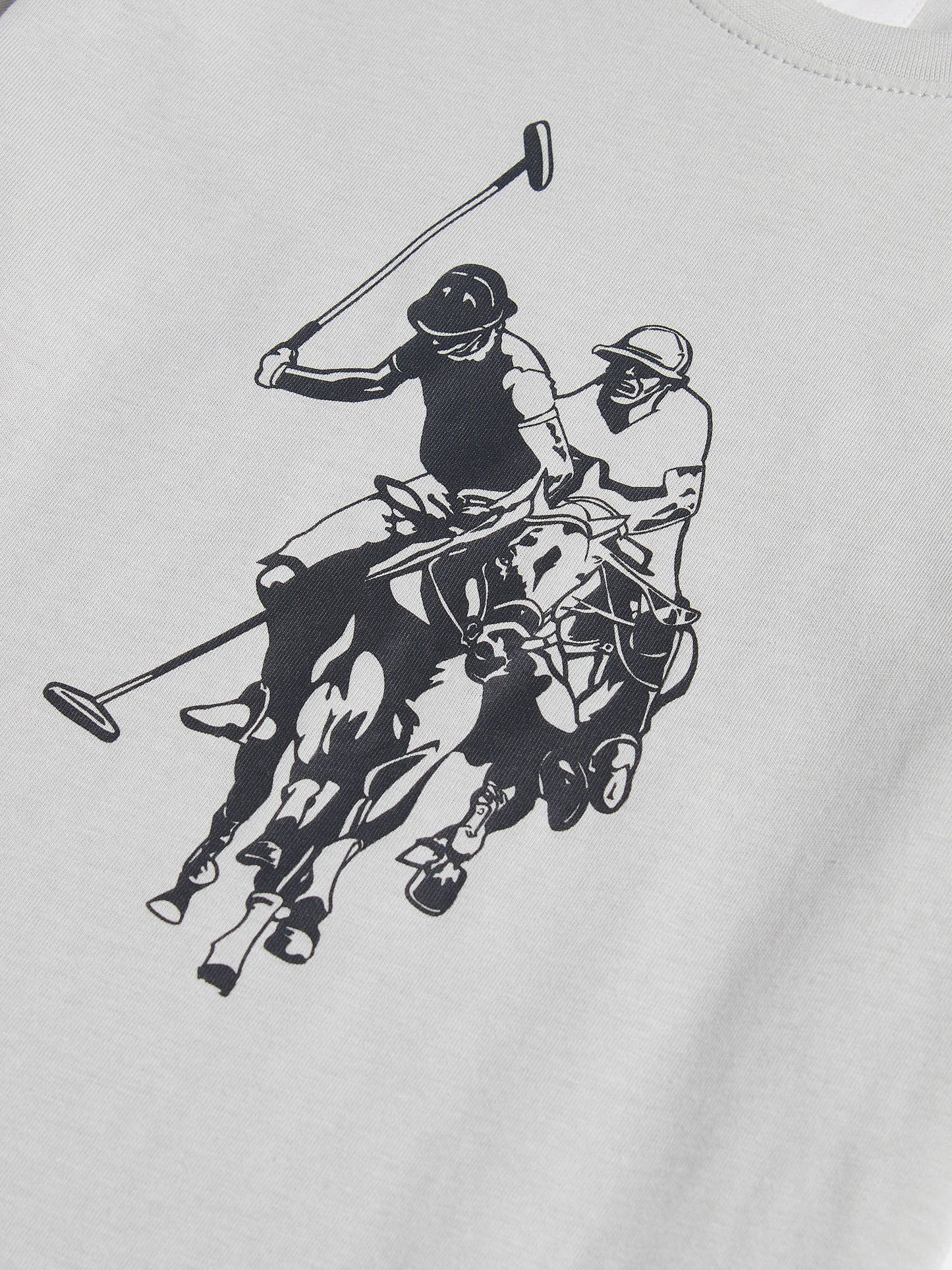 Boys Double Horsemen Graphic T-Shirt in High Rise