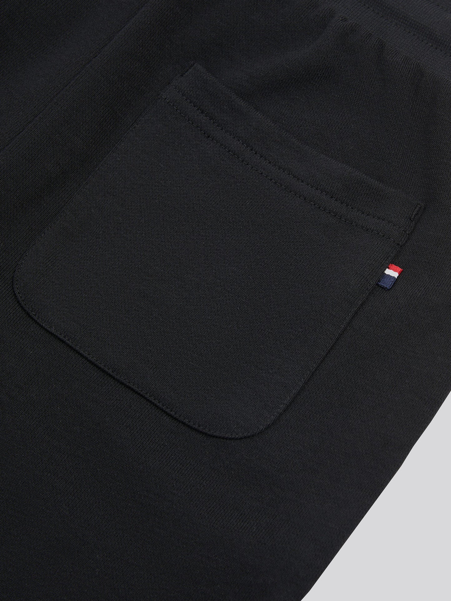 Boys Double Horsemen Loopback Jogger Black Bright White DHM