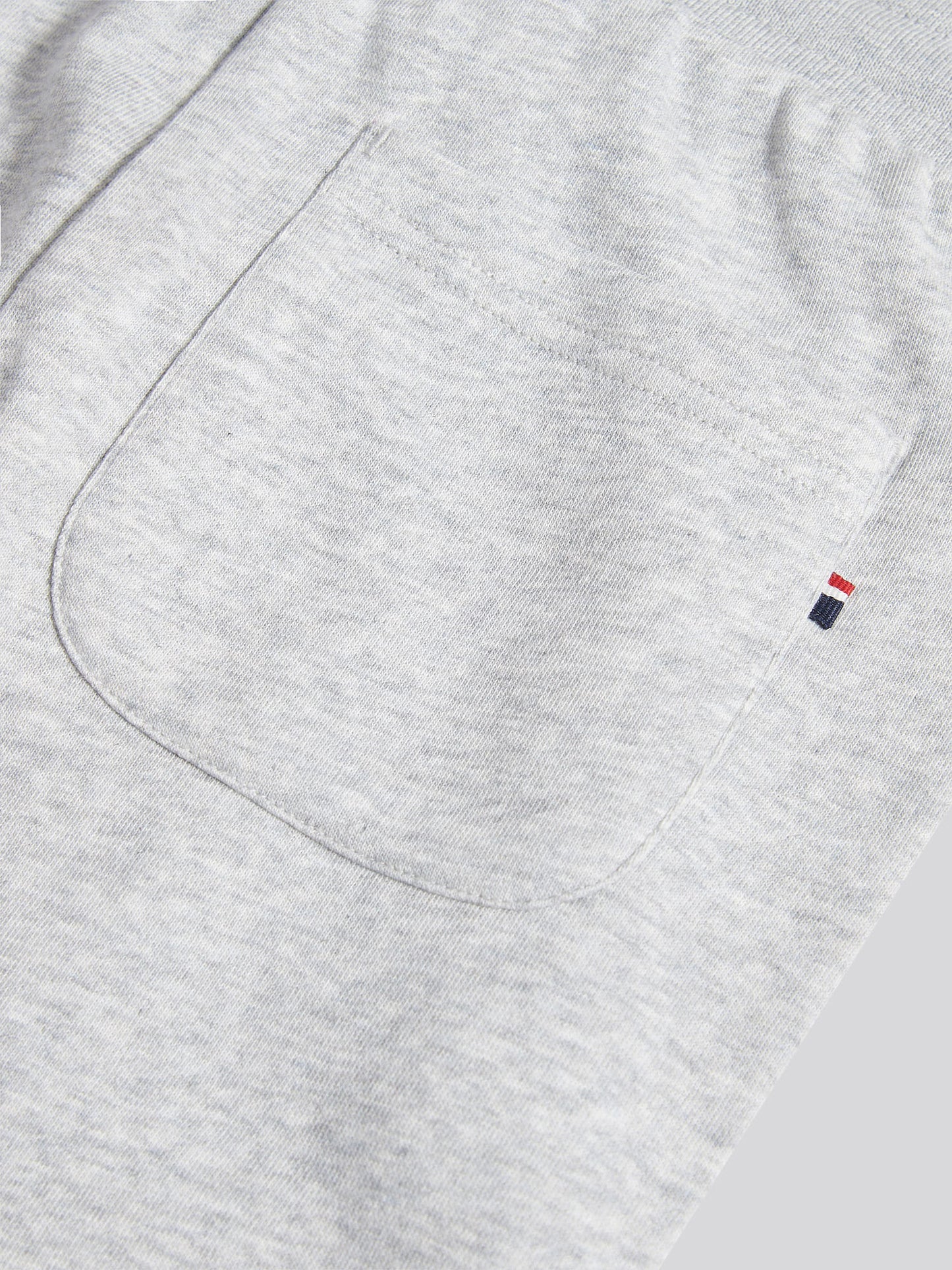 Boys Double Horsemen Loopback Jogger in Mid Grey Marl