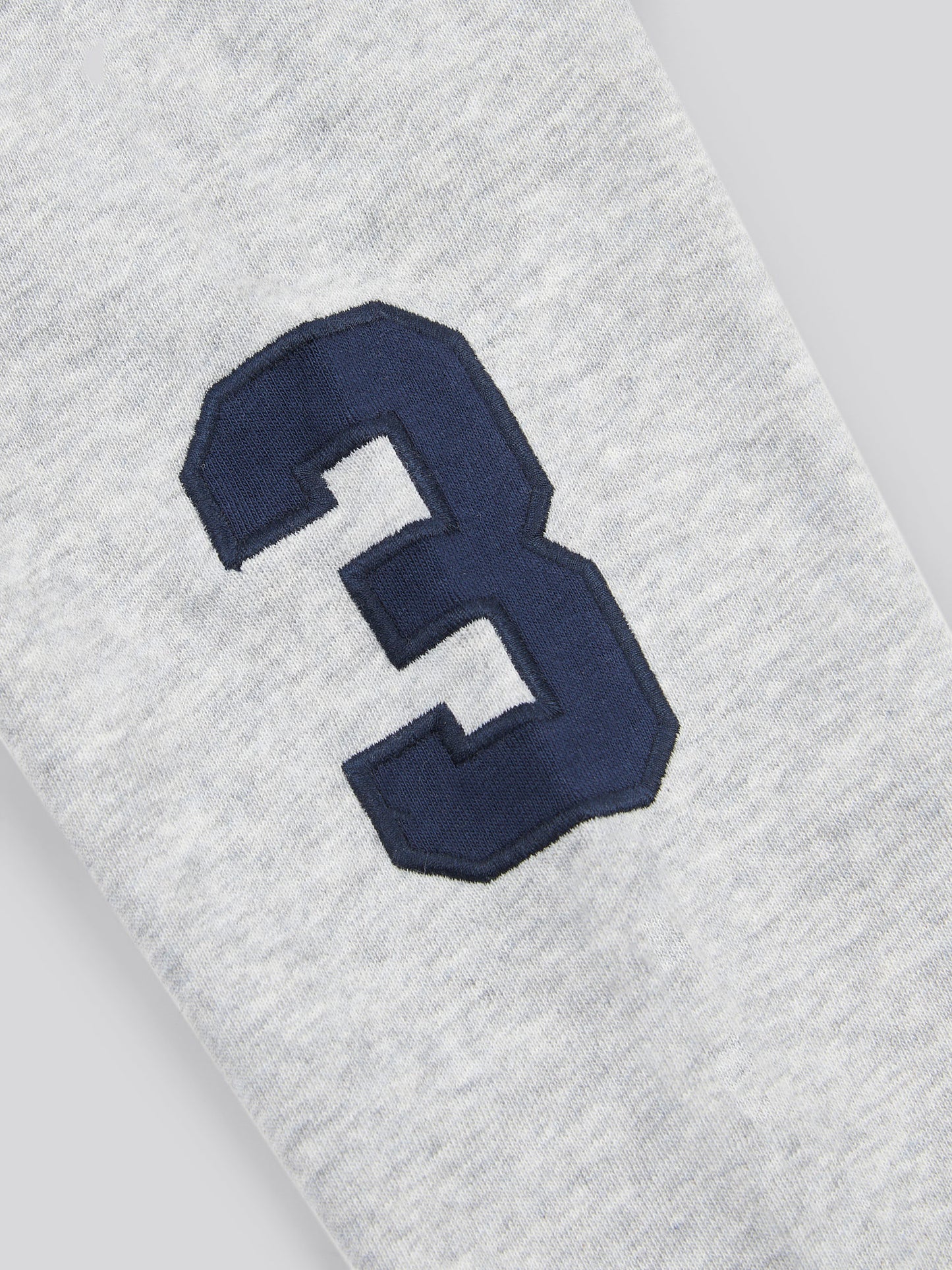 Boys Player 3 Hoodie in Mid Grey Marl