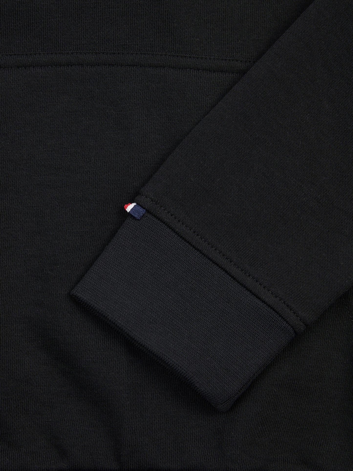 Boys Double Horsemen Hoodie Black Bright White DHM