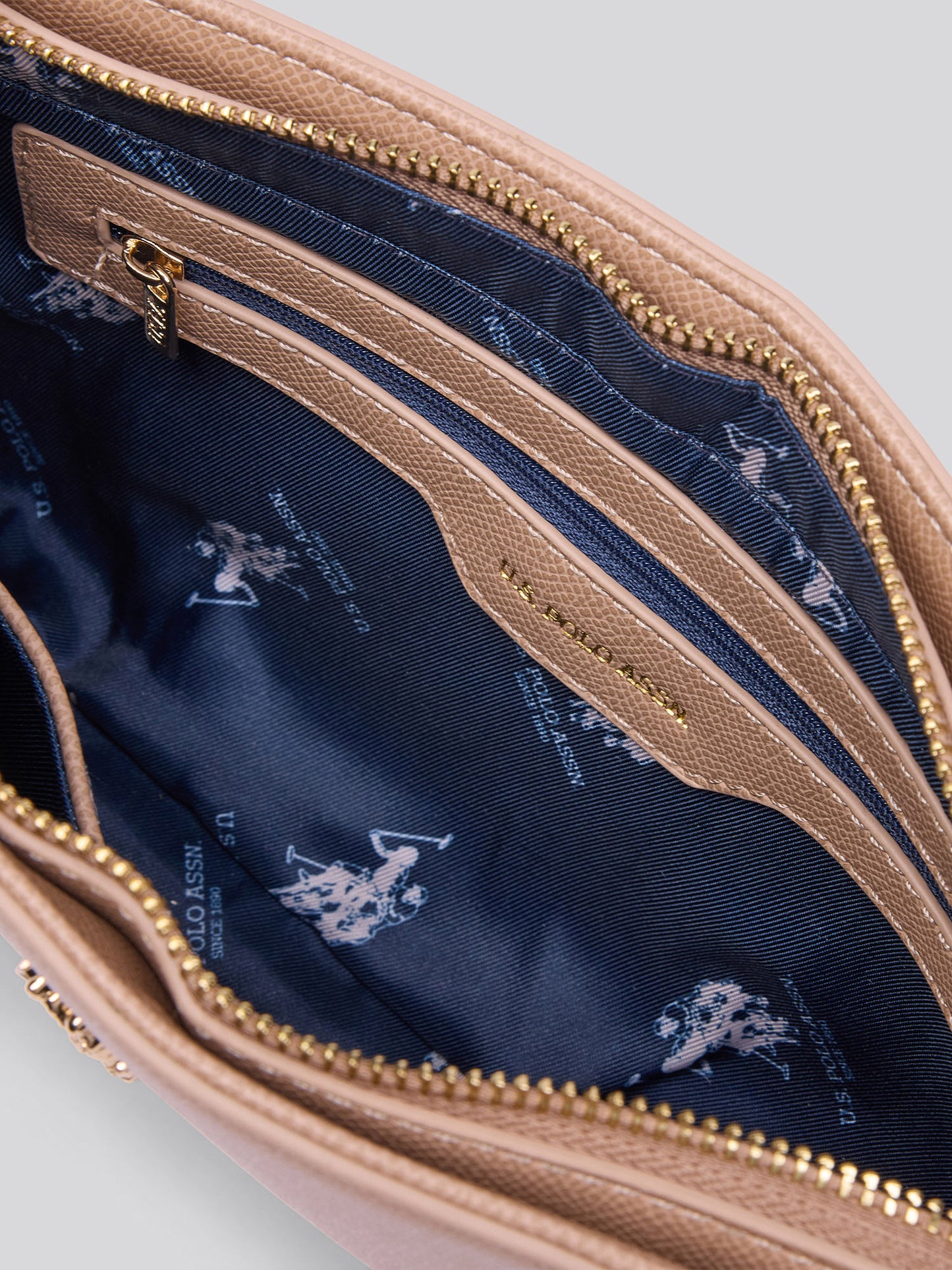 Womens Jones Small Hobo Bag w/ Chain in Beige