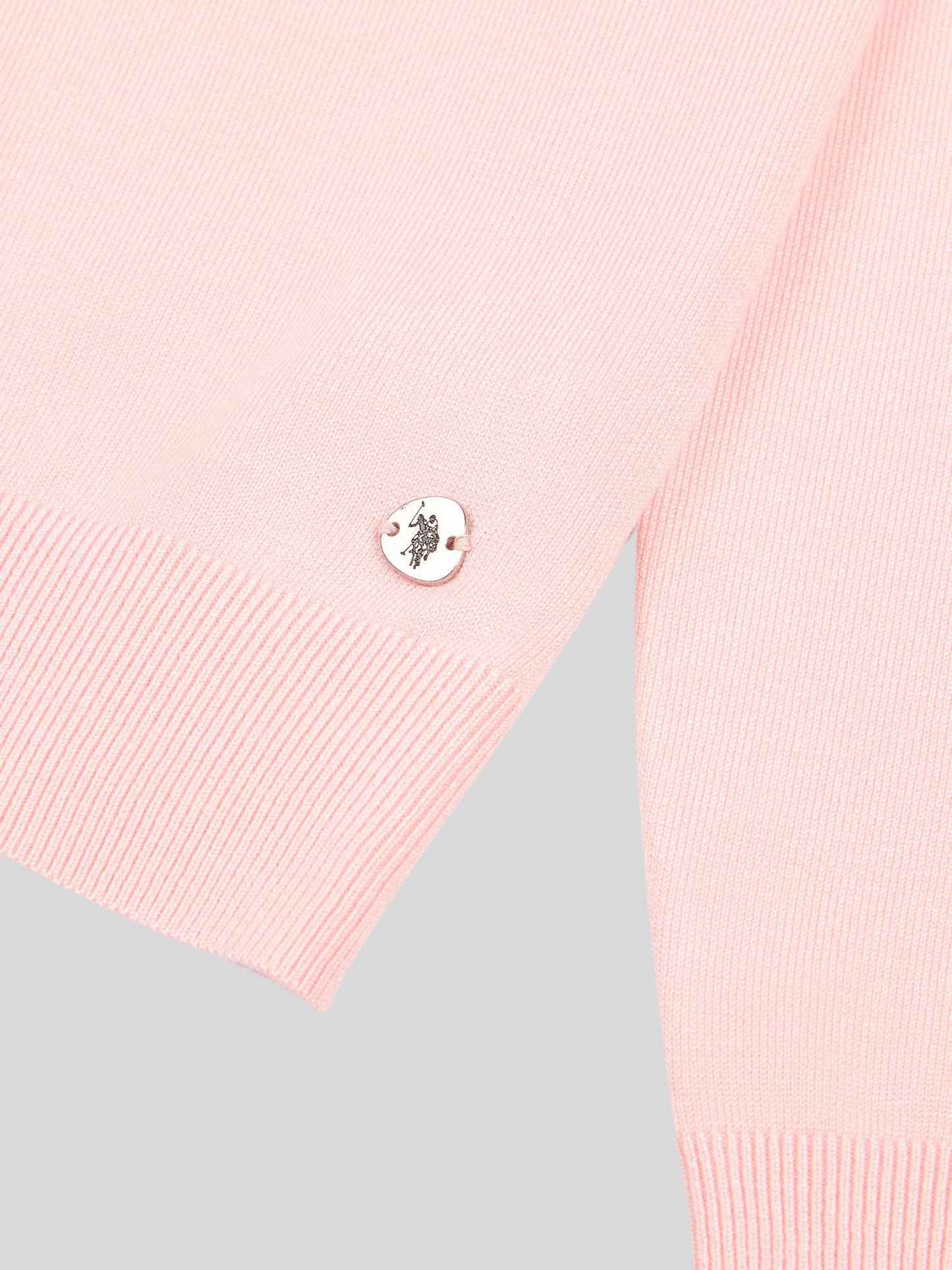 Womens Crew Neck Jumper in Crystal Rose