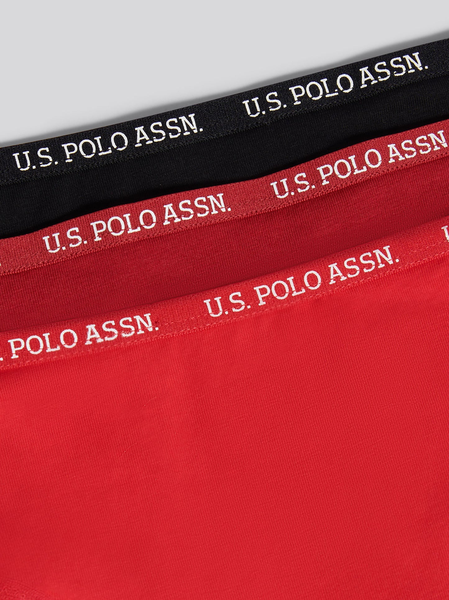 Womens 3 Pack Lace Trim Thin Waistband Bikini Brief in Rhythmic Red