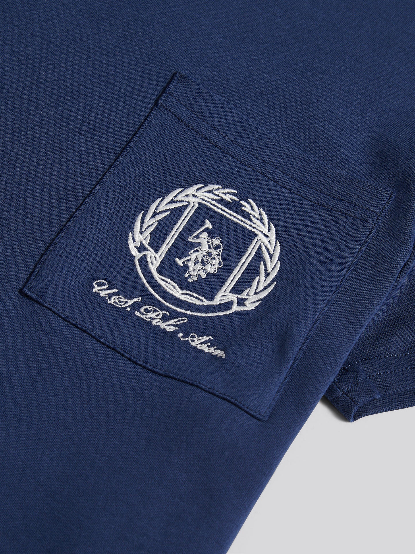 Womens Wreath Graphic T-Shirt in Navy Iris