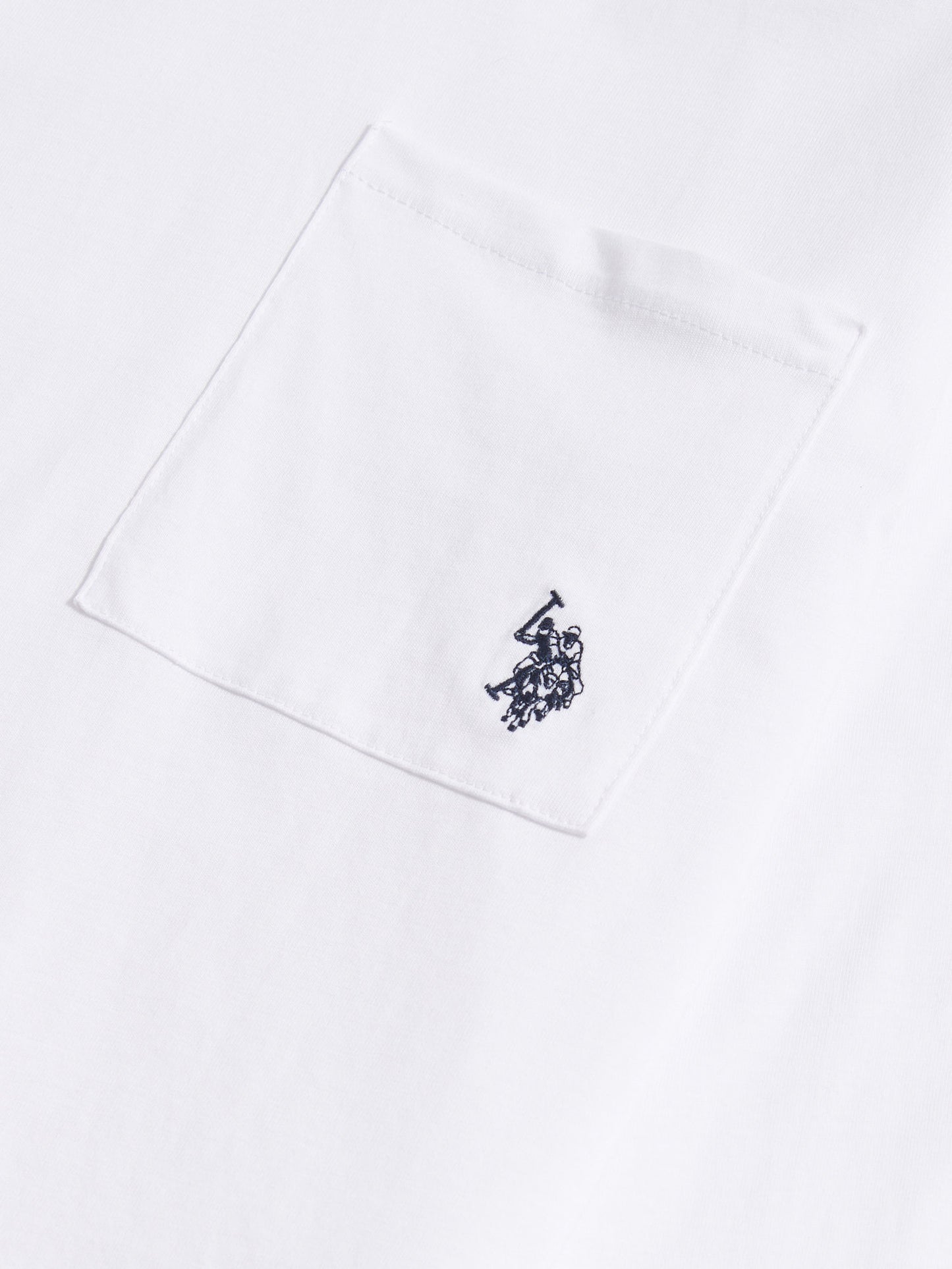 Womens Long Sleeve Pocket T-Shirt in Bright White