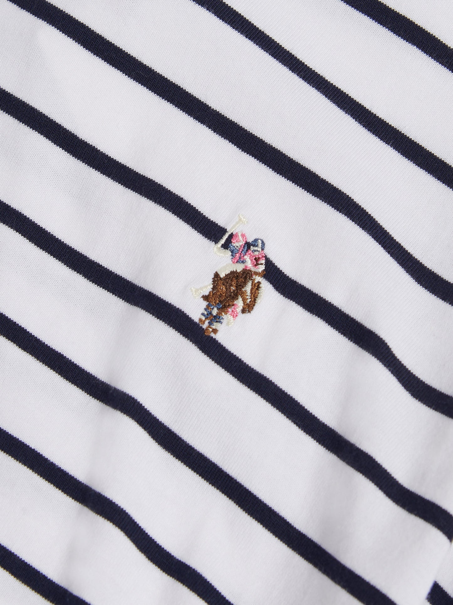 Womens Stripe Tie Detail Midi Dress Bright White