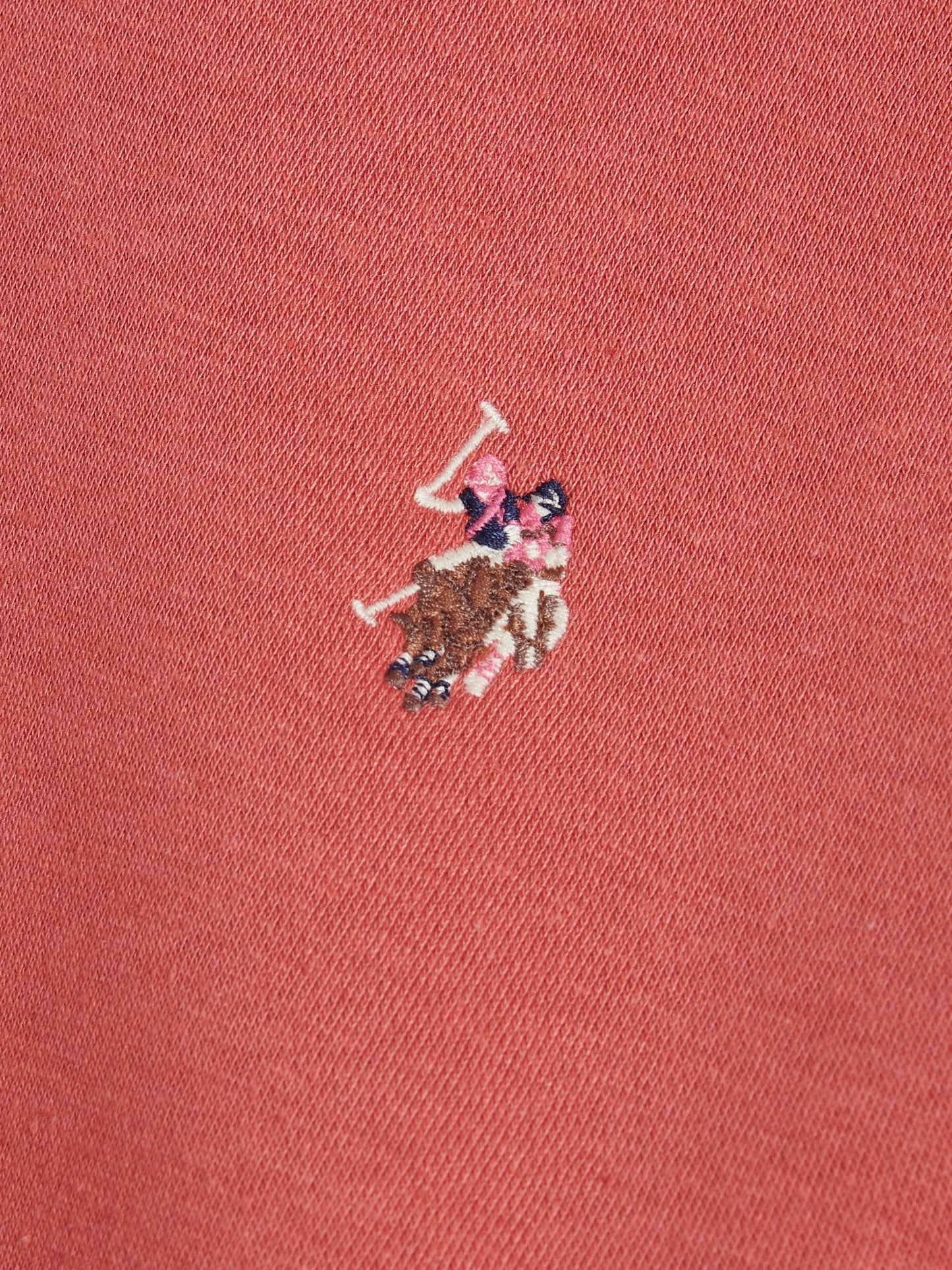 Womens Double Horsemen Hoodie Mineral Red