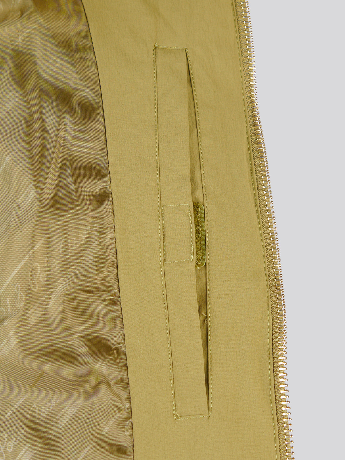 Womens Short Puffer Jacket Olive Branch