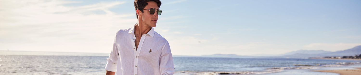The Men’s Holiday Collection is full with bright fun colours and styles perfect for those warm summer days. Shop everything from swim to chino shorts, to polo shirts to t-shirts to keep you cool and stylish on holiday. 
