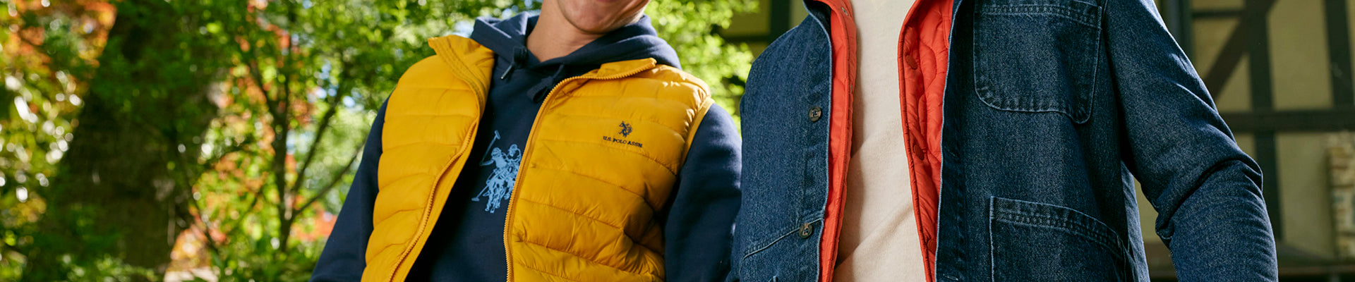 Discover must-have USPA men's jackets to add an extra layer of warmth to your outfit for all occasions. Layer up in our collection and be prepared for whatever the weather brings.