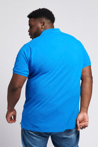 Mens Big & Tall Player 3 Polo Shirt in Directoire Blue