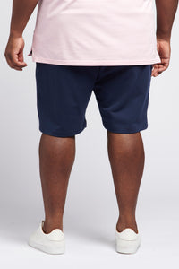 Mens Big & Tall Player 3 Sweat Shorts in Navy Blue