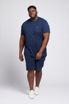 Mens Big & Tall Core T-Shirt in Navy Blue
