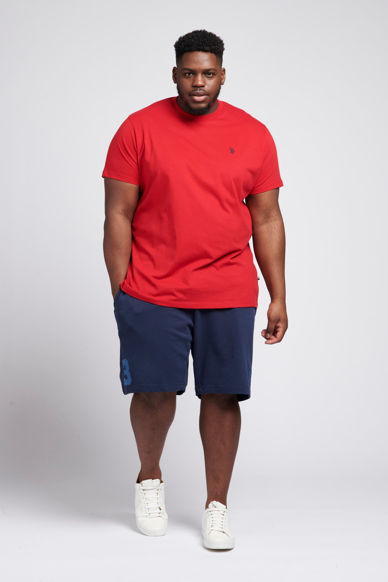 Mens Big & Tall Core T-Shirt in Haute Red