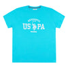 Mens Big & Tall Authentic USPA Graphic T-Shirt in Blue Atoll