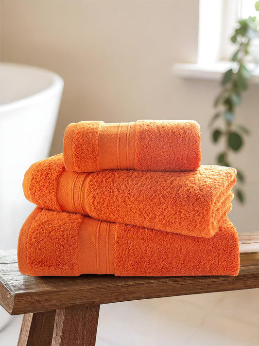 Super Soft Pure Cotton Towel in Amber Glow