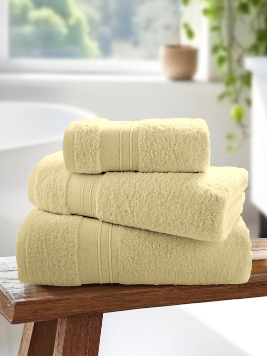 Super Soft Pure Cotton Towel in Eggnog