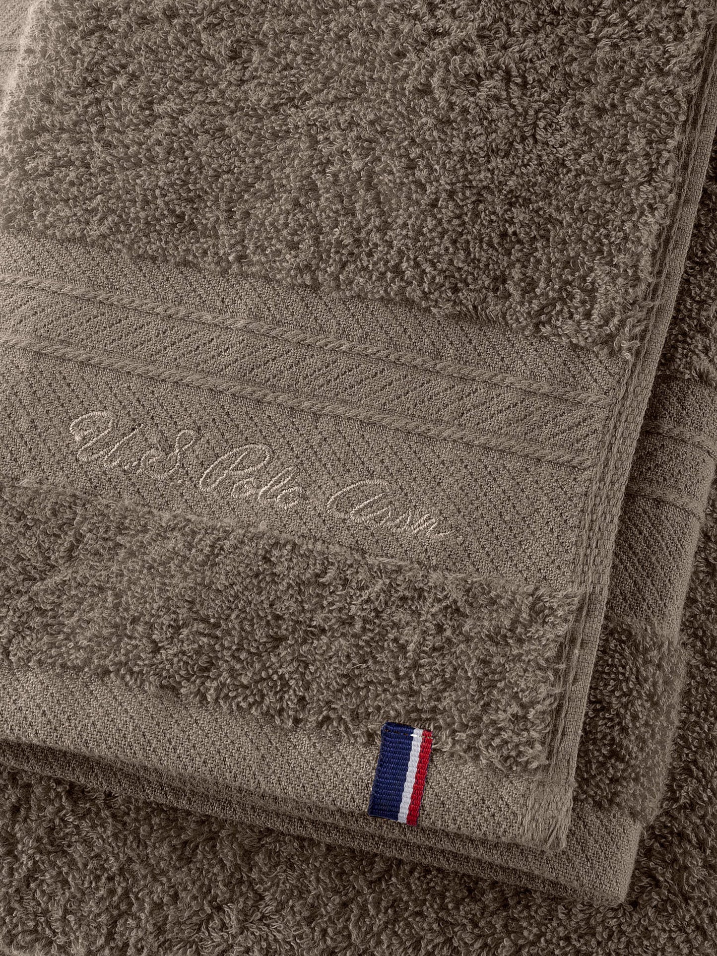 Super Soft Pure Cotton Towel in Taupe Grey