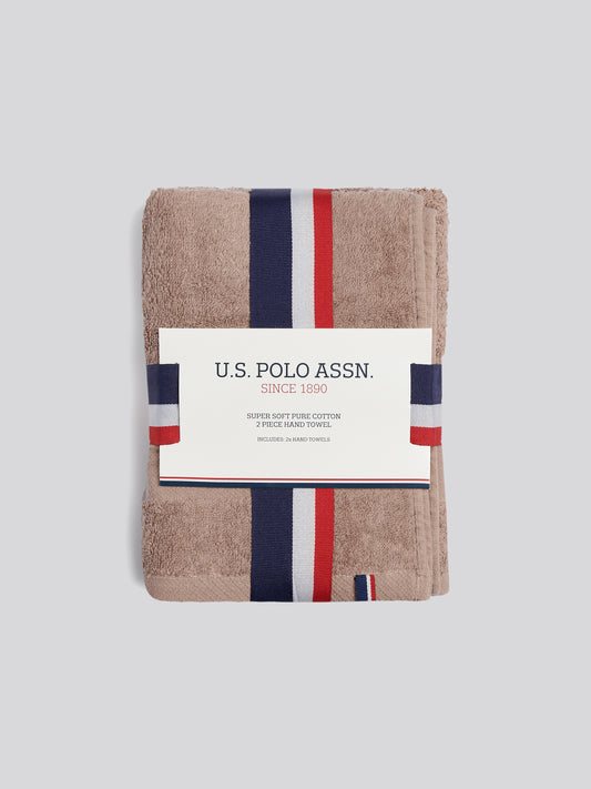 Super Soft Pure Cotton Towel in Taupe Grey