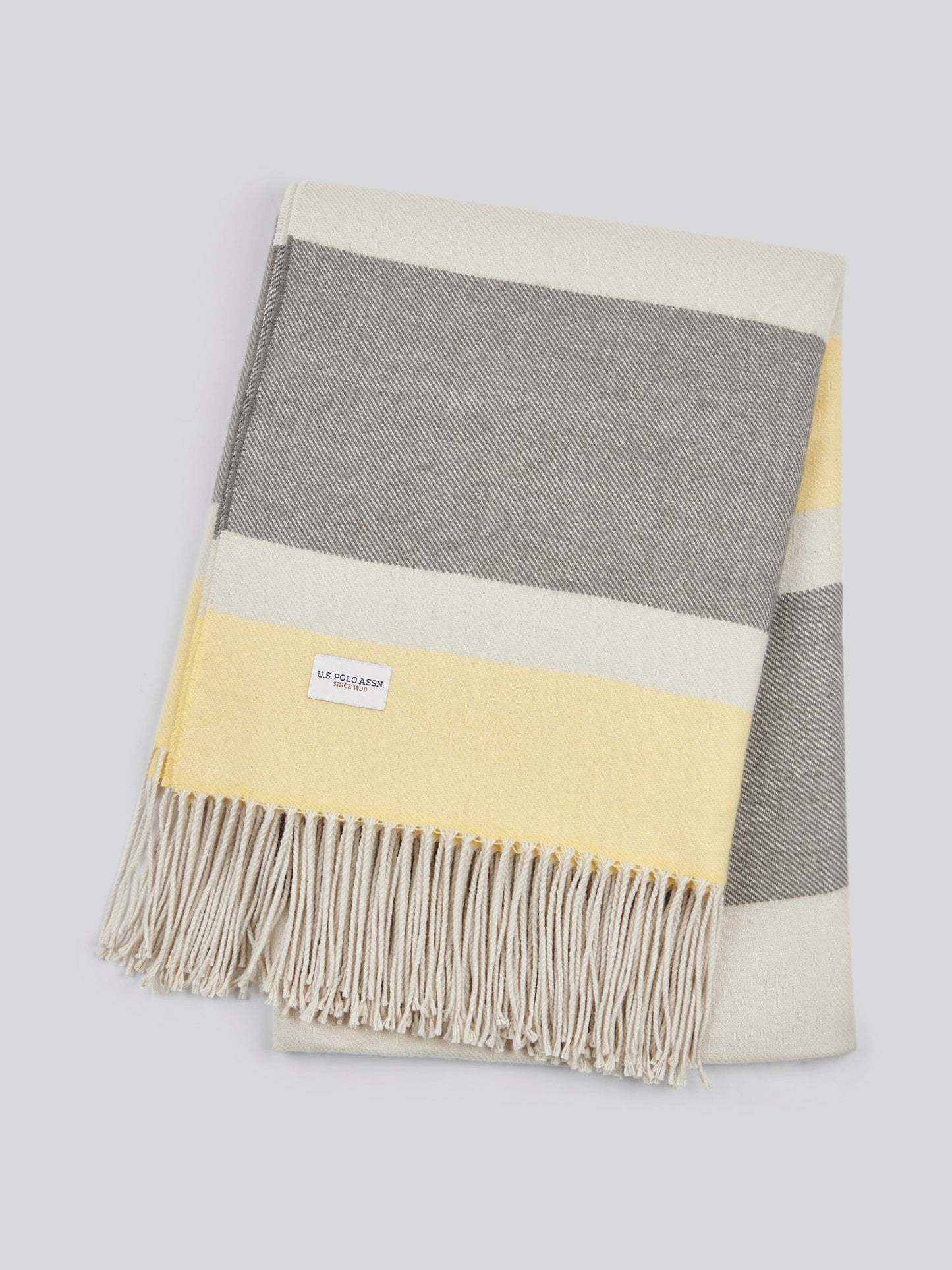 Luxury Breton Stripe Throw in Tornado