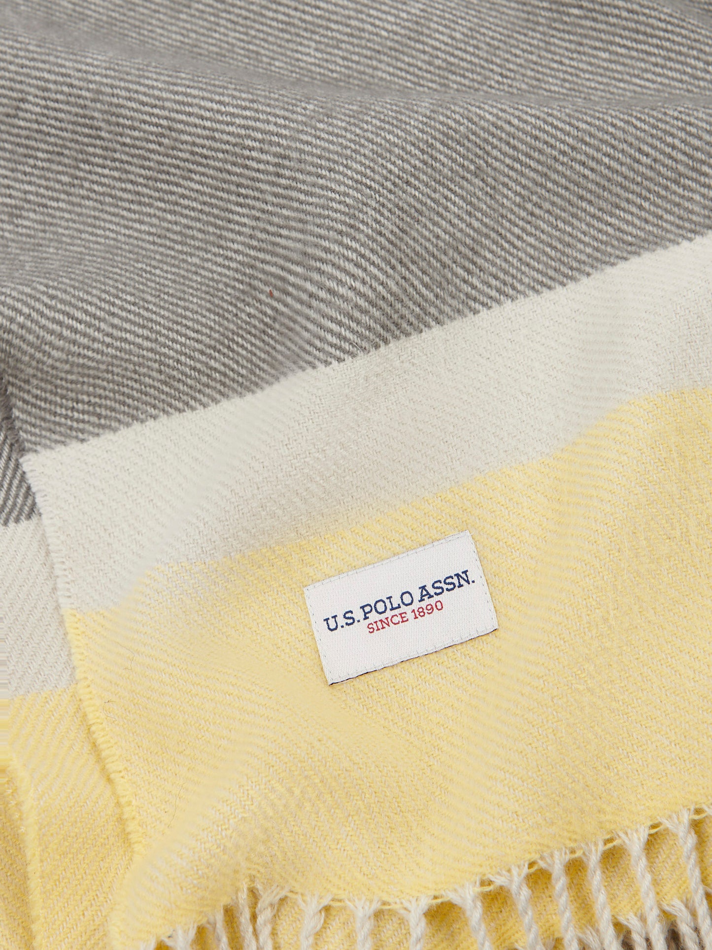 Luxury Breton Stripe Throw in Tornado