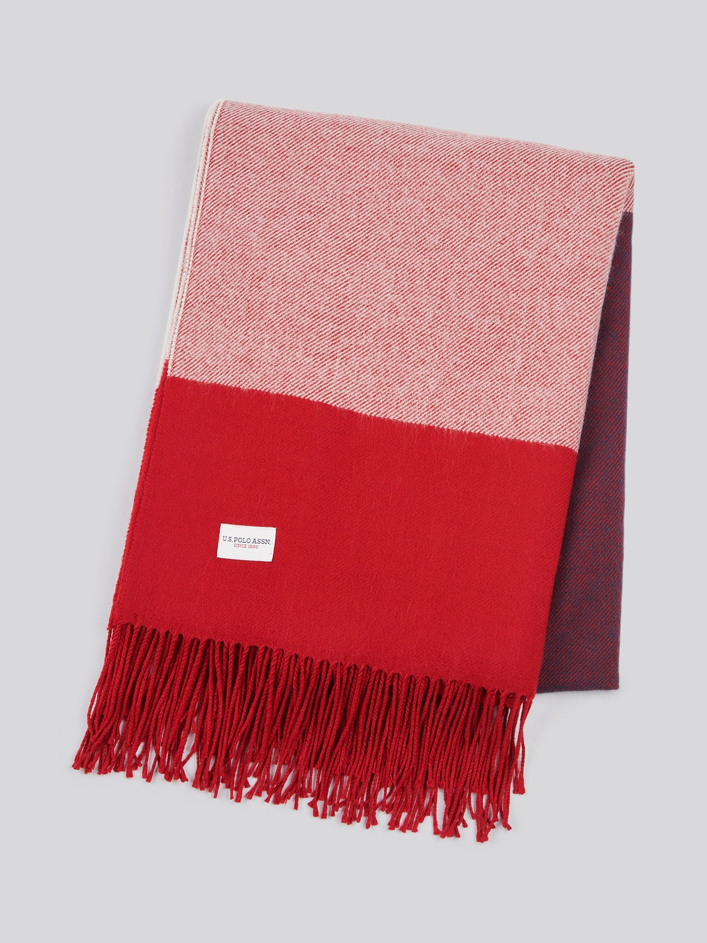 Luxurious Stripe Throw in Navy Iris