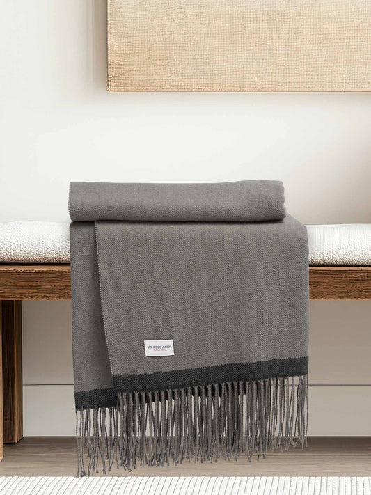 Luxurious Soft Handle Twill Boxed Throw in Tornado