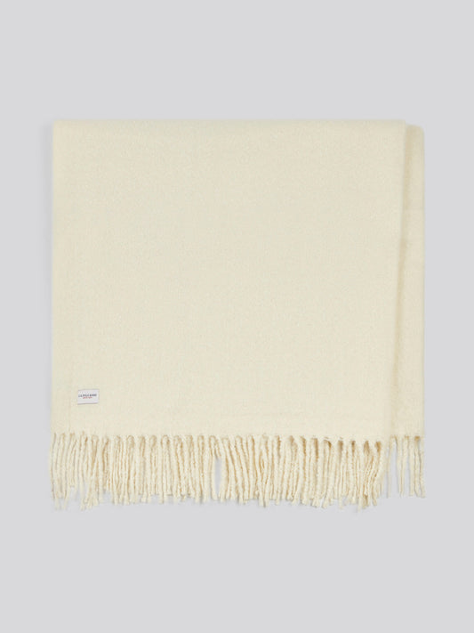Premium Super Soft Hanging Throw in Light Gray