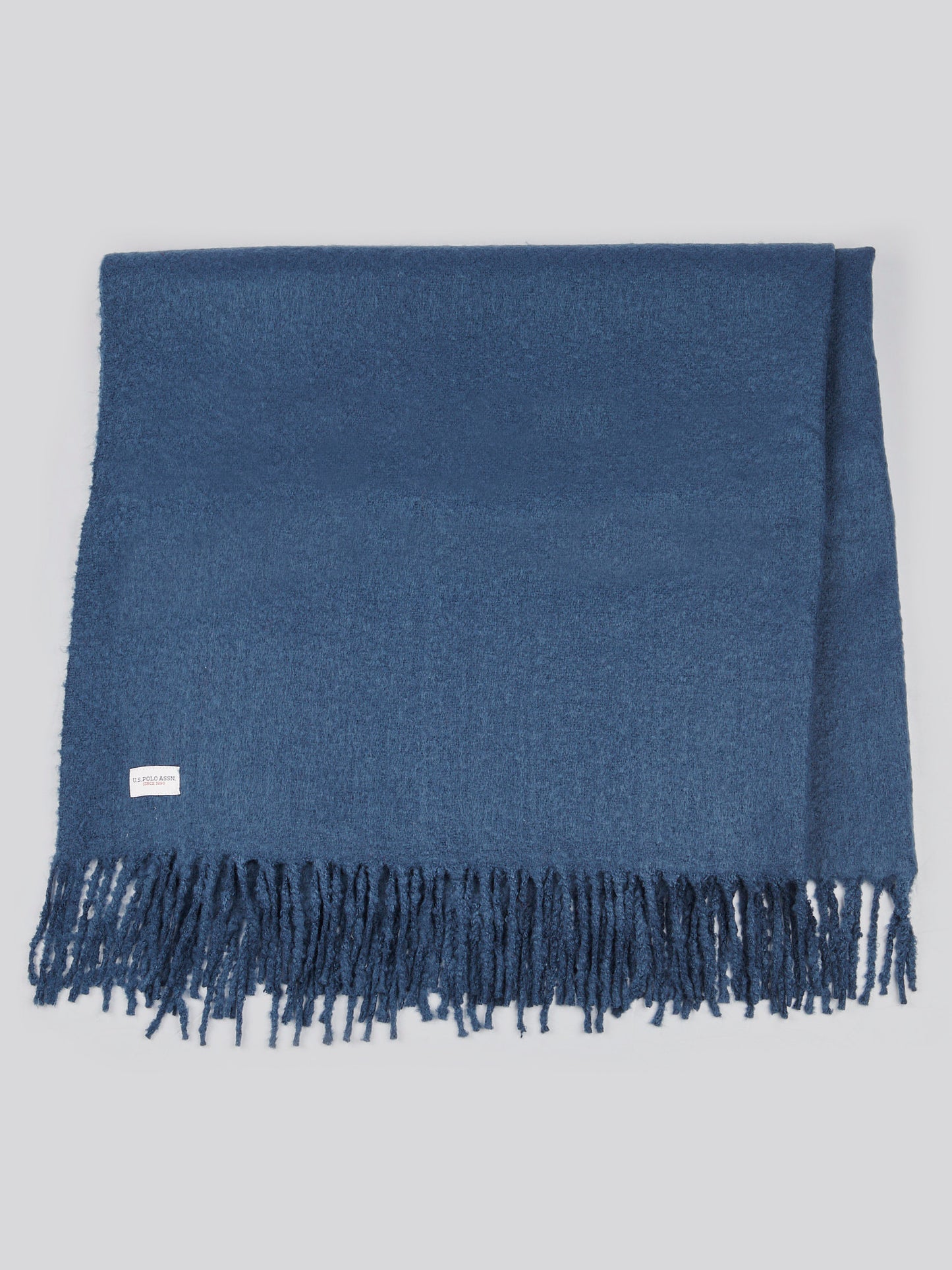 Premium Super Soft Hanging Throw in Navy Iris