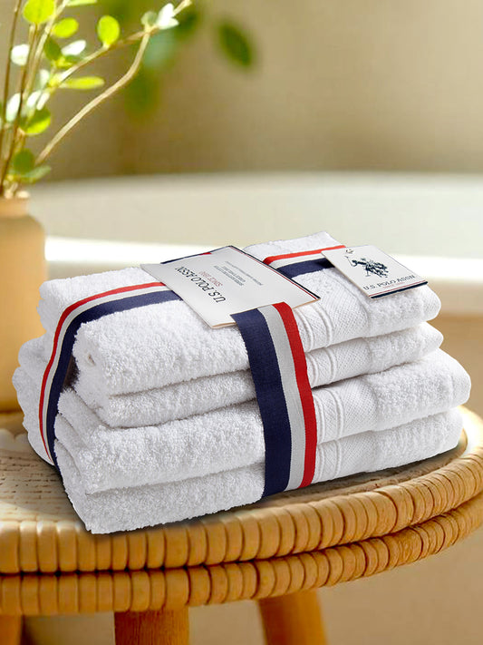 Super Soft Pure Cotton Towel Bale in Bright White
