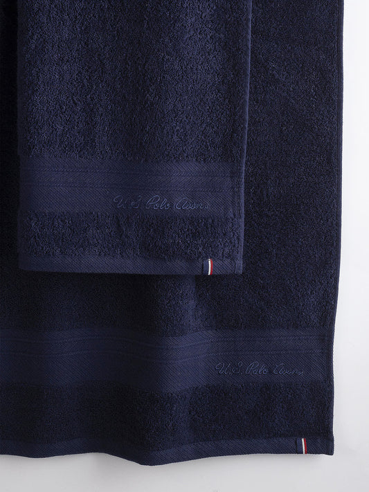 Super Soft Pure Cotton Towel Bale in Navy Iris
