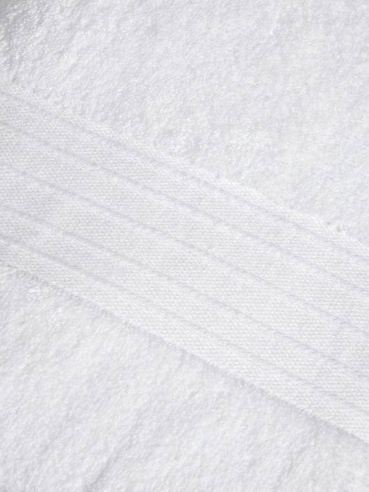 Pure Cotton Zero Twist Towel in Bright White