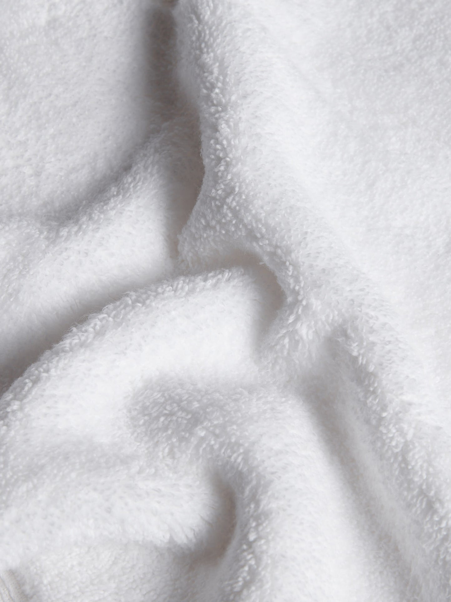 Pure Cotton Zero Twist Towel in Bright White