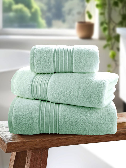 Pure Cotton Zero Twist Towel in Harbour Grey