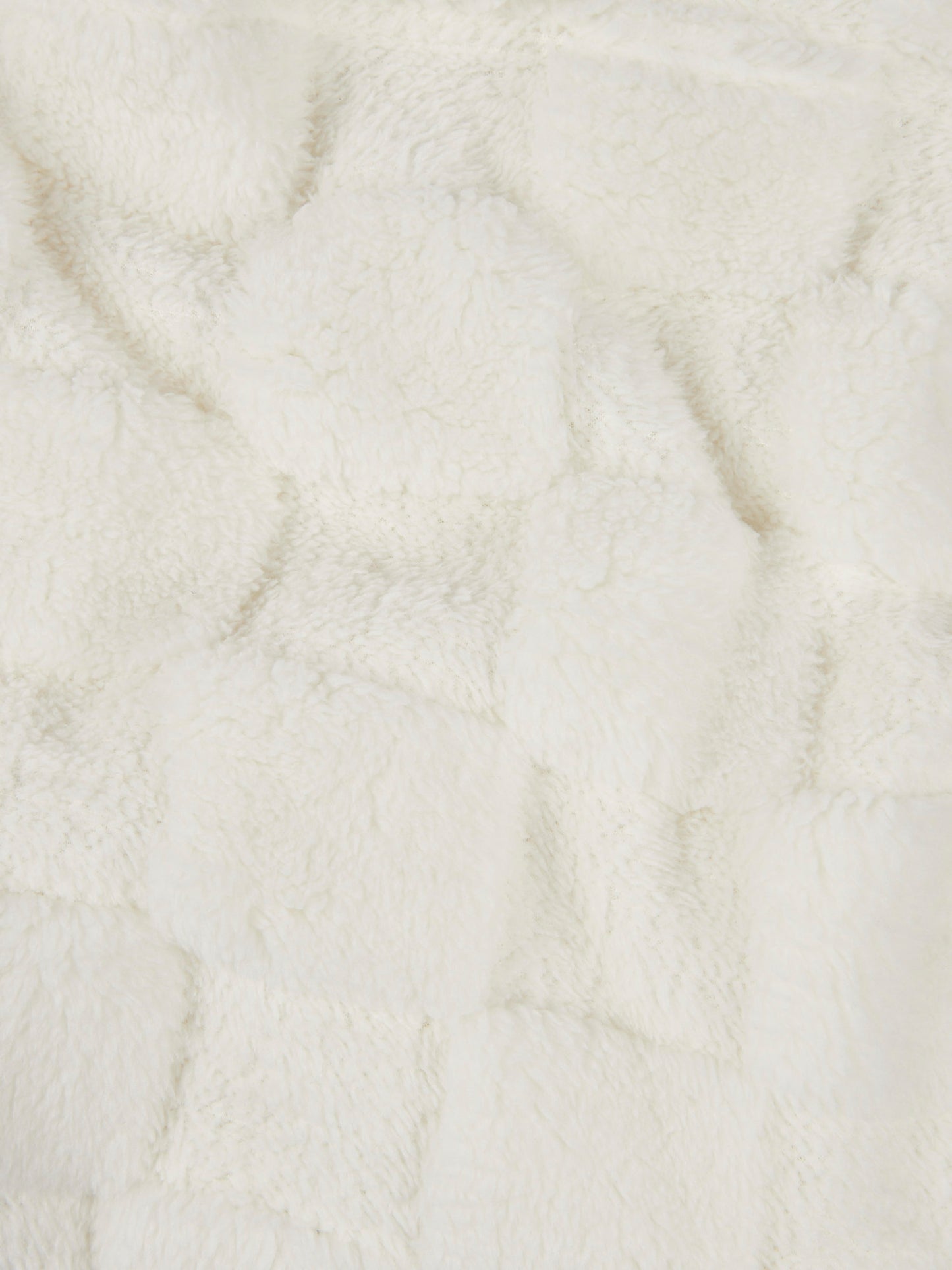 Premium Plush Jacquard Throw in Bright White