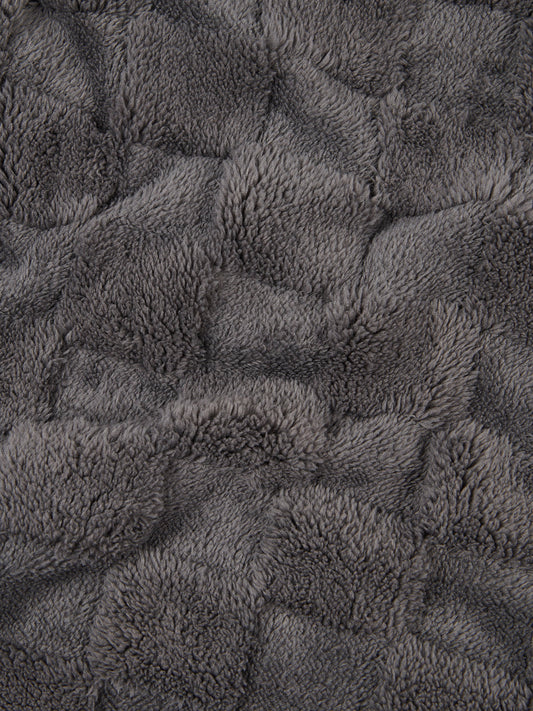 Premium Plush Jacquard Throw in Tornado