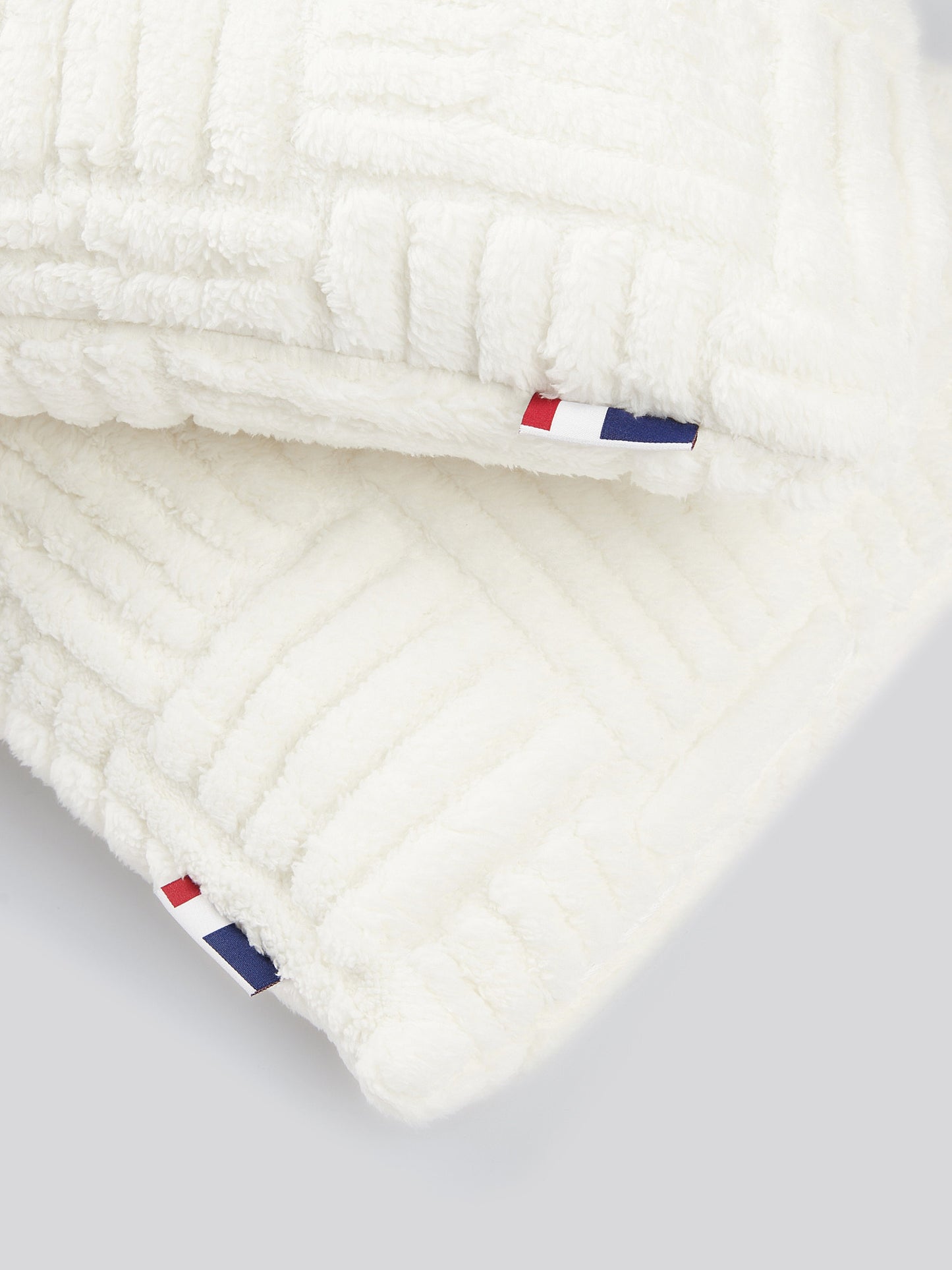 Premium Terrazzo Jacquard 2-Cushion Set in Bright White