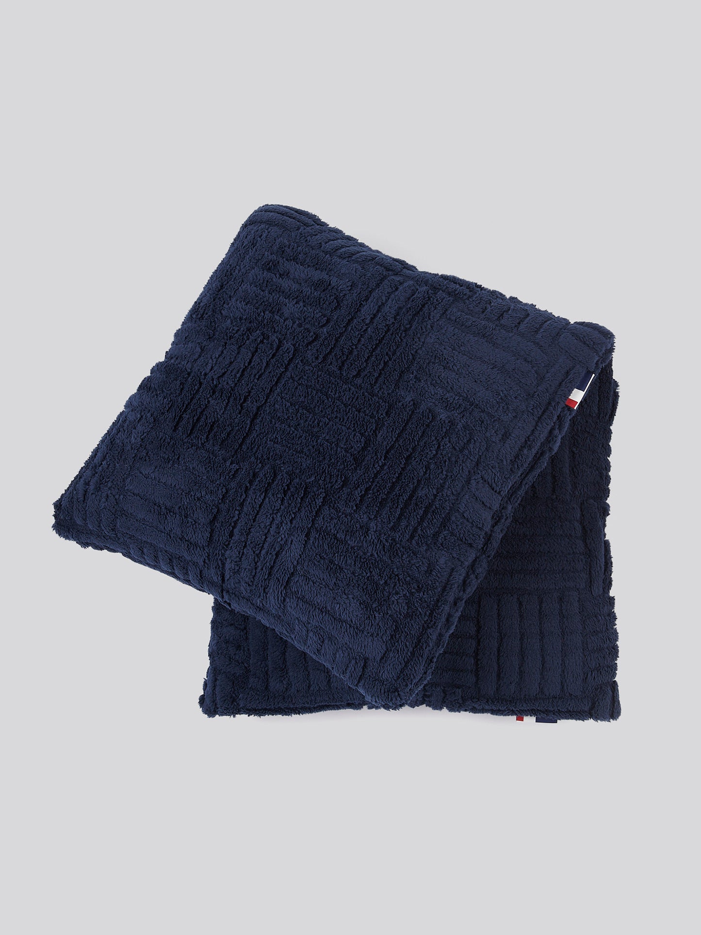 Premium Terrazzo Jacquard 2-Cushion Set in Navy Iris