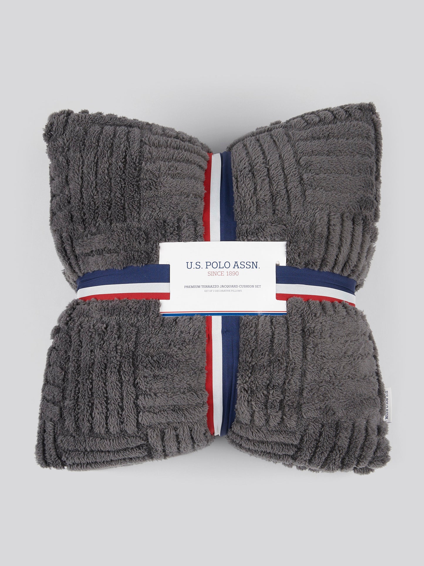 Premium Terrazzo Jacquard 2-Cushion Set in Tornado