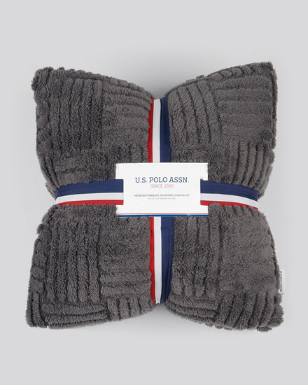 Premium Terrazzo Jacquard 2-Cushion Set in Tornado