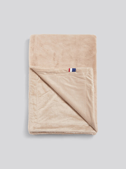 Premium Fleece Throw Camel