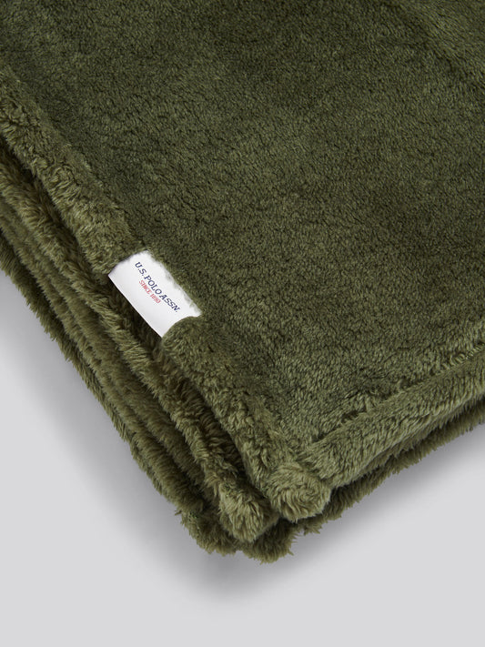 Premium Fleece Throw Capulet Olive