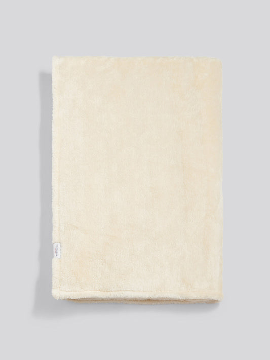 Premium Fleece Throw Coconut Milk
