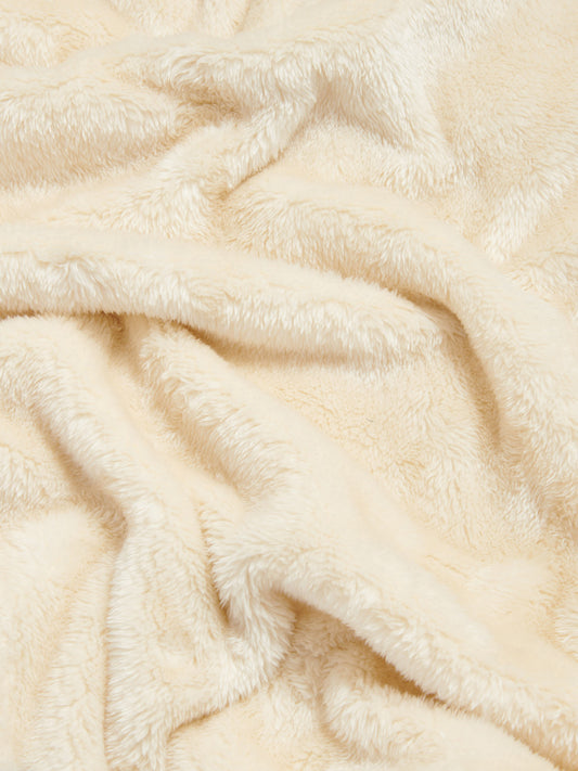 Premium Fleece Throw Coconut Milk