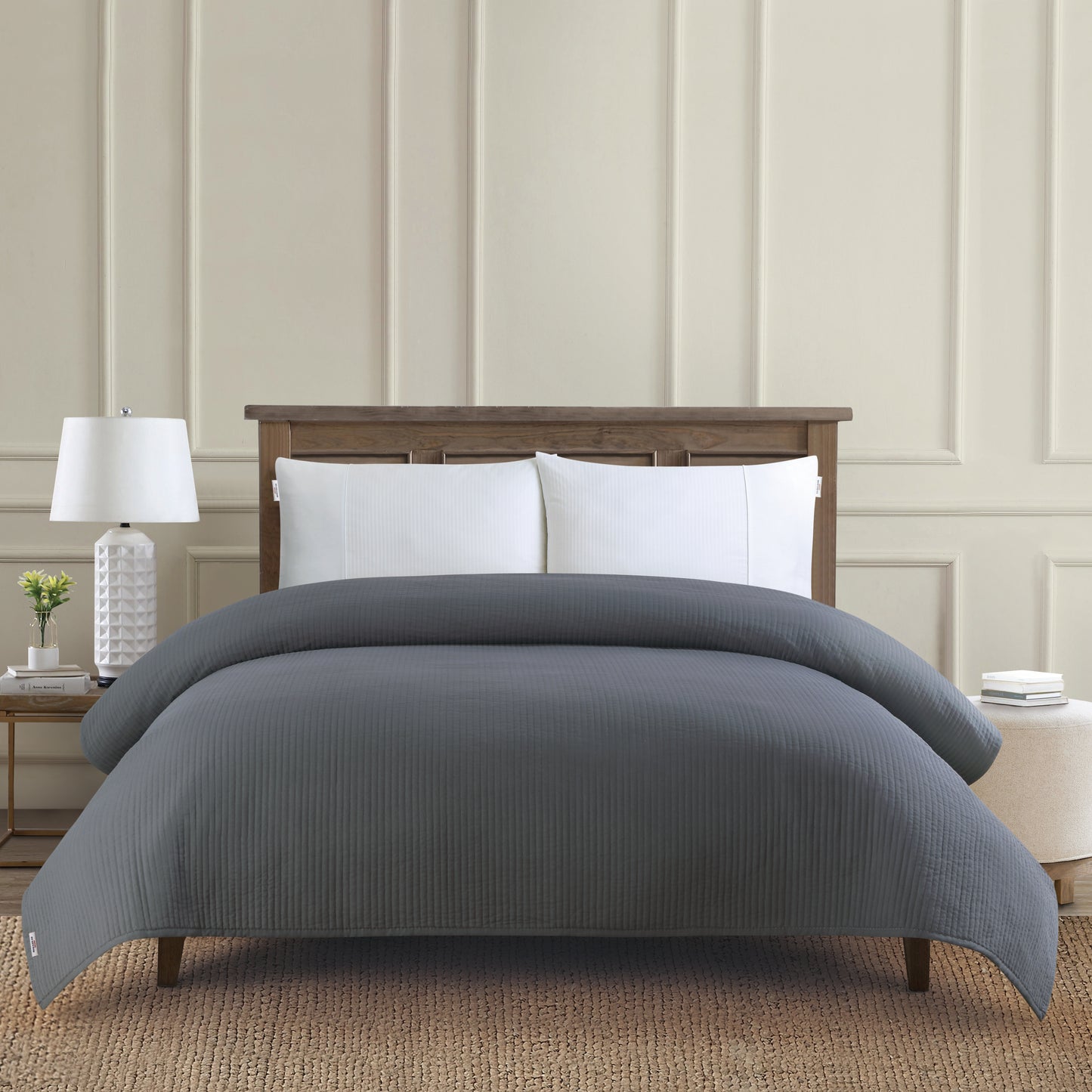 Channel Row Quilted Bedspread Tornado