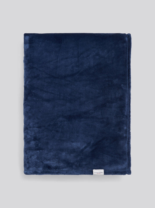 Premium Fleece Throw Ensign Blue