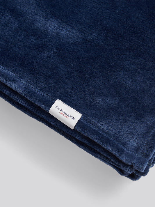 Premium Fleece Throw Ensign Blue